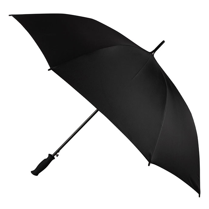 totes ECO-BRELLA® Auto Open Golf Umbrella Black 